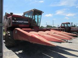 MF540 Combine w/ MF 43 4R corn head