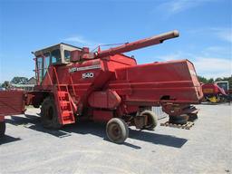 MF540 Combine w/ MF 43 4R corn head