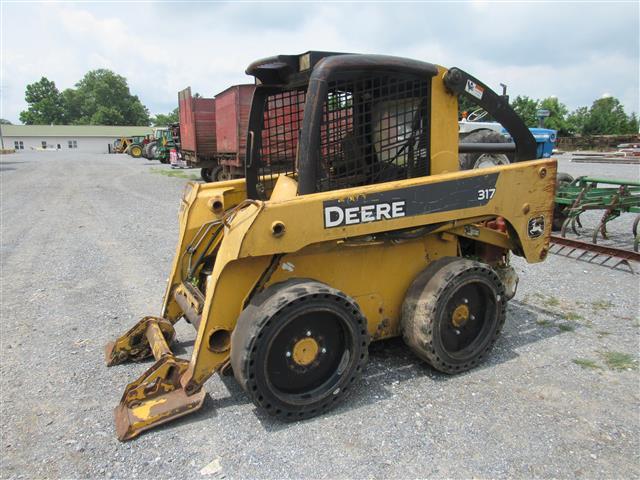 JD 317 SSL, Solid Tires (Salvage)