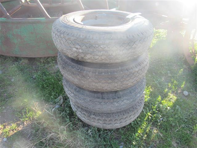 Set of 4 Trailer Tires