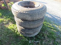 Set of 4 Trailer Tires