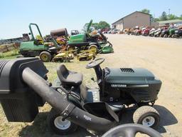 Craftsman Riding Tractor w/ dbl bagger unit