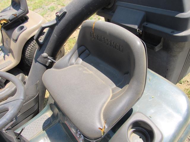 Craftsman Riding Tractor w/ dbl bagger unit