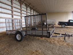 2008 Montross 12' Landscape Trailer w/Title