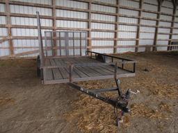 2008 Montross 12' Landscape Trailer w/Title