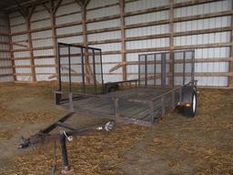 2008 Montross 12' Landscape Trailer w/Title
