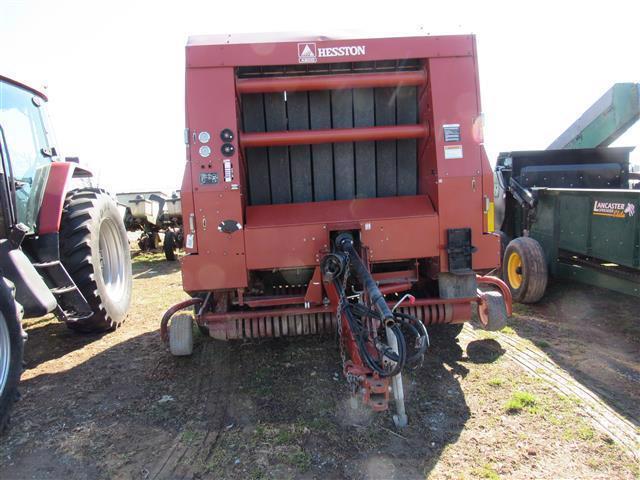 Hesston-Agco 856 Round Baler, Net, Twine