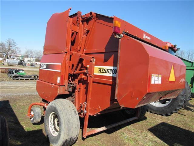 Hesston-Agco 856 Round Baler, Net, Twine
