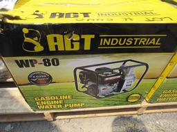 AGT 3" Water Pump WP 80 w/gas engine (New)