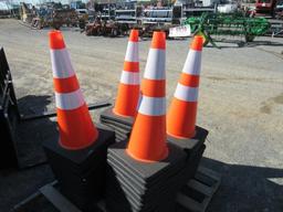 New Safety Traffic Cones 28" High