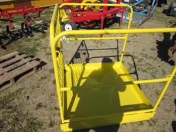 (New) Pallet Fork Mount Safety Basket