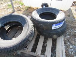 (New) ST225/75R15 Radial Trailer Tires (set of 4)