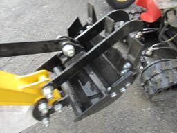 AGROTK Mini Excavator QH-12 (NEW) w/thumb gas engine  Yellow