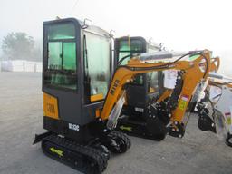 Miva VA13C Mini Excavator w/Cab & Thumb
