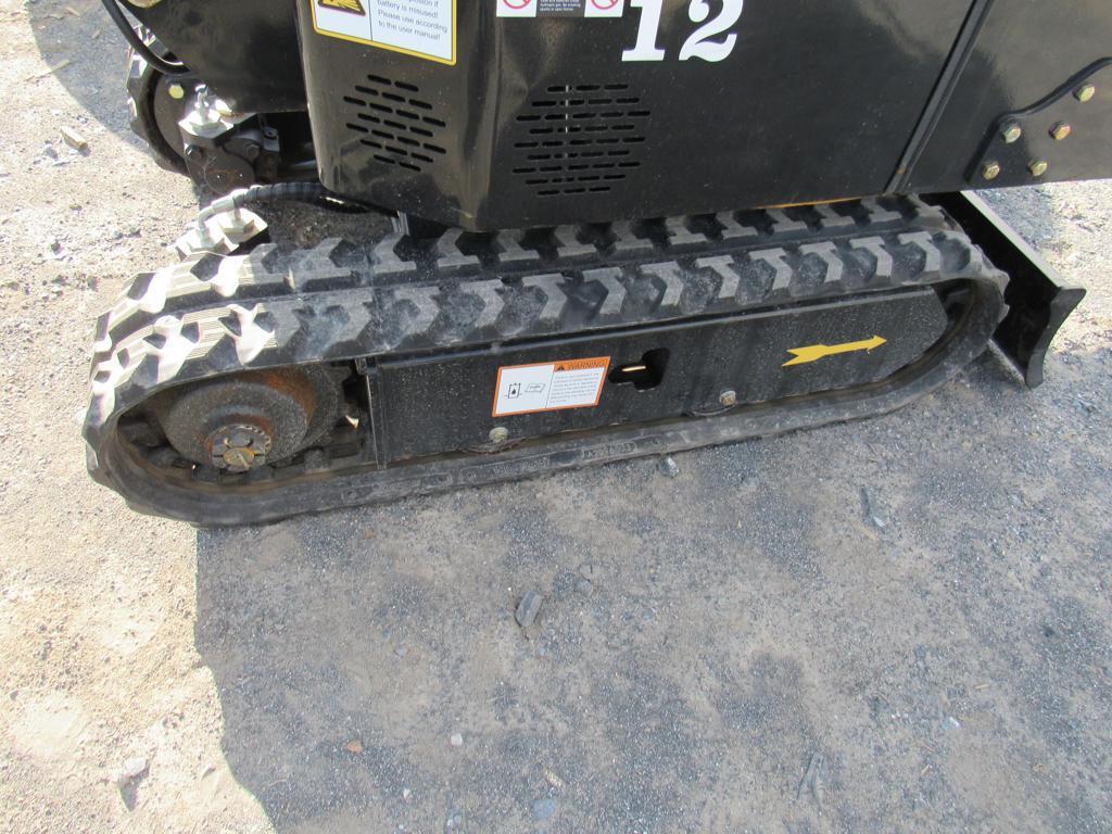 Agrotk 12 Mini Excavator w/ Thumb & 2 Post Canopy