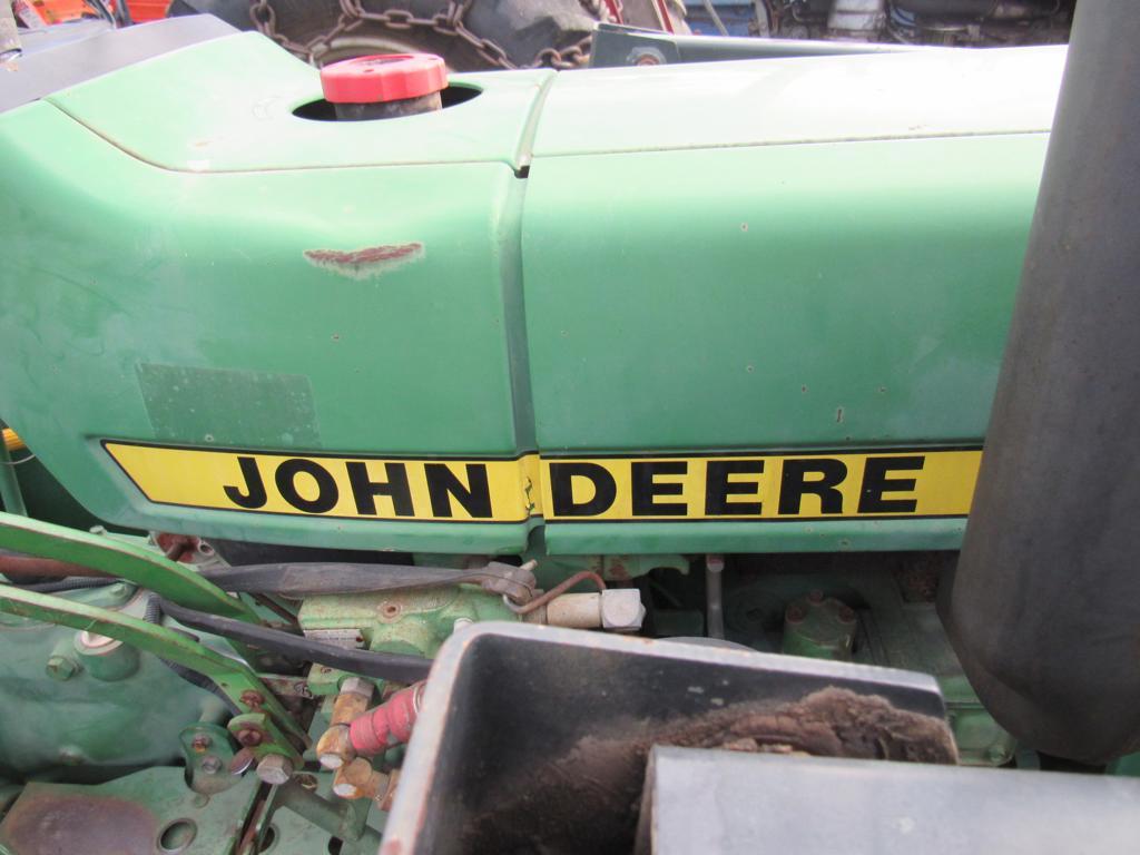 JD 650 Tractor, 4x4, ROPS, Ldr