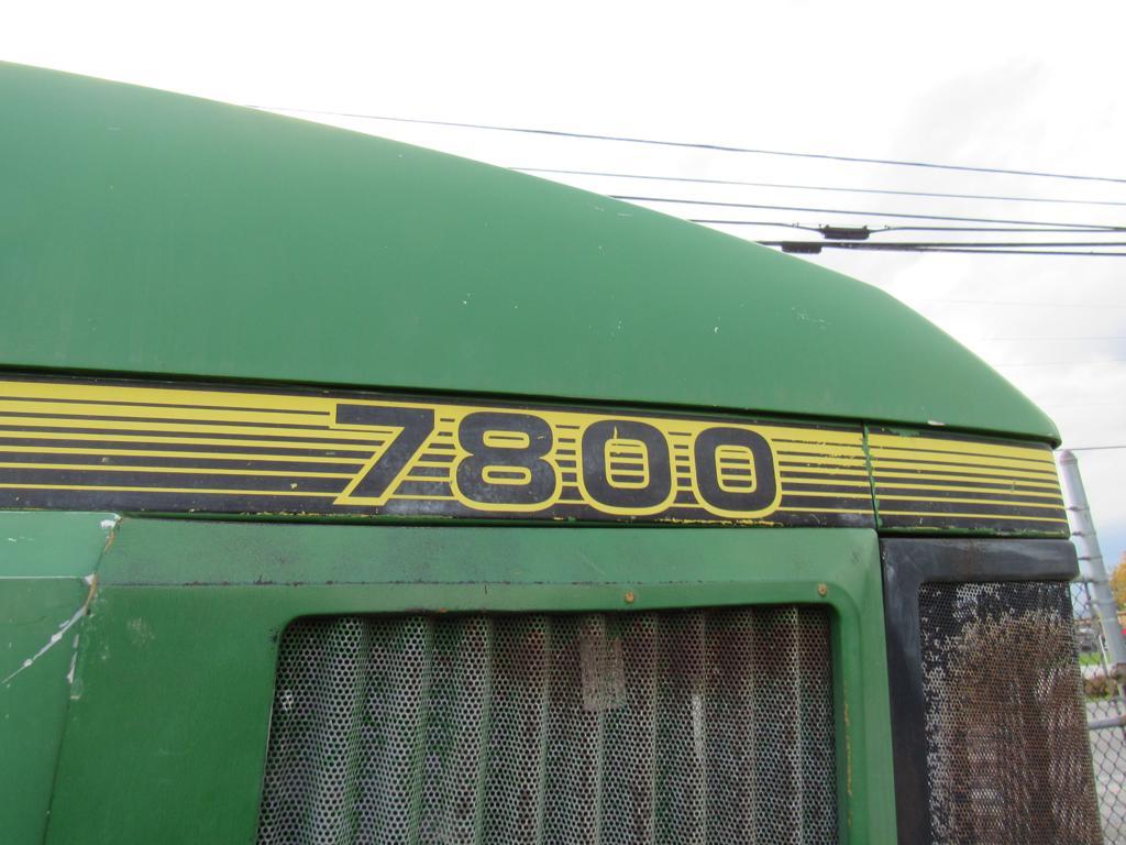 JD 7800 Tractor, Cab, H-A/C, 2WD