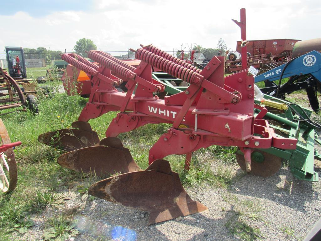 White 3Pt 3B Spring Reset Plow