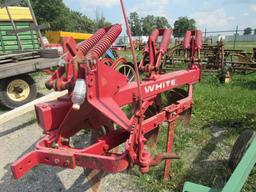 White 3Pt 3B Spring Reset Plow