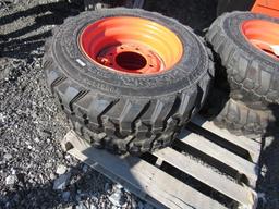 (New)10-16.5 Forerunner Tires on Wheels for Bobcat