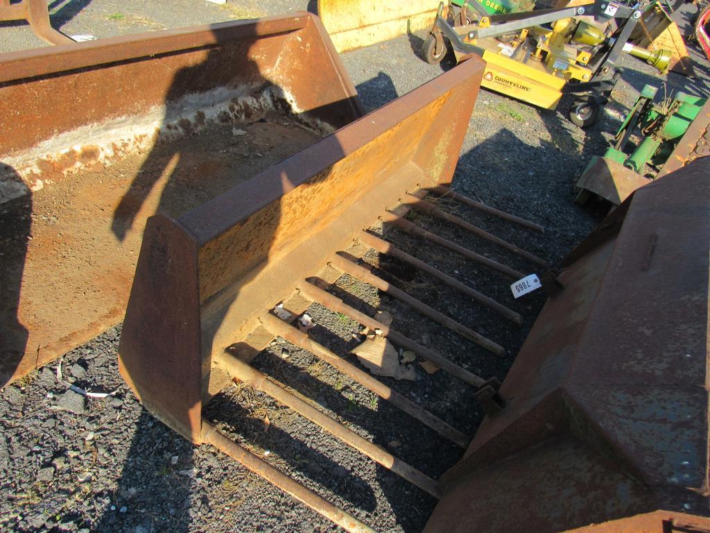 Manure Fork Skidloader Bucket