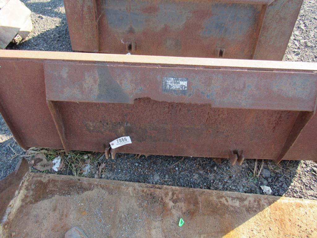 Manure Fork Skidloader Bucket
