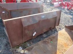 Manure Fork Skidloader Bucket