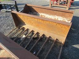 Manure Fork Skidloader Bucket