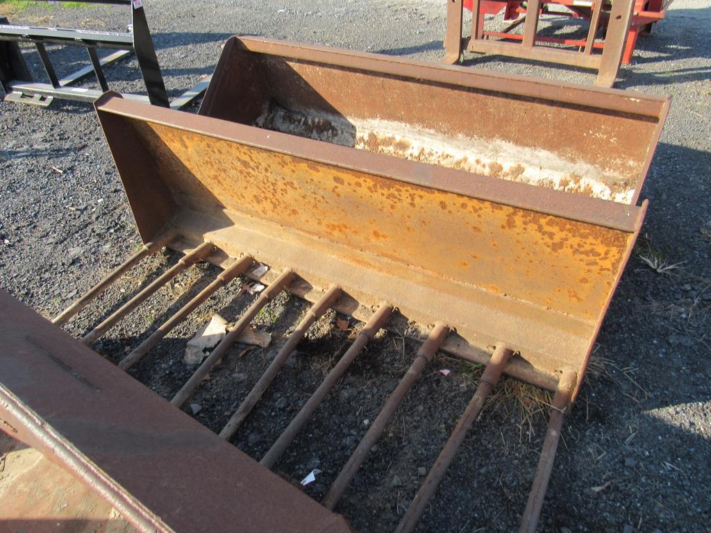 Manure Fork Skidloader Bucket