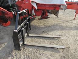 (New) Kivel 48" Pallet Fork Attachemnt,3500 lb Cap