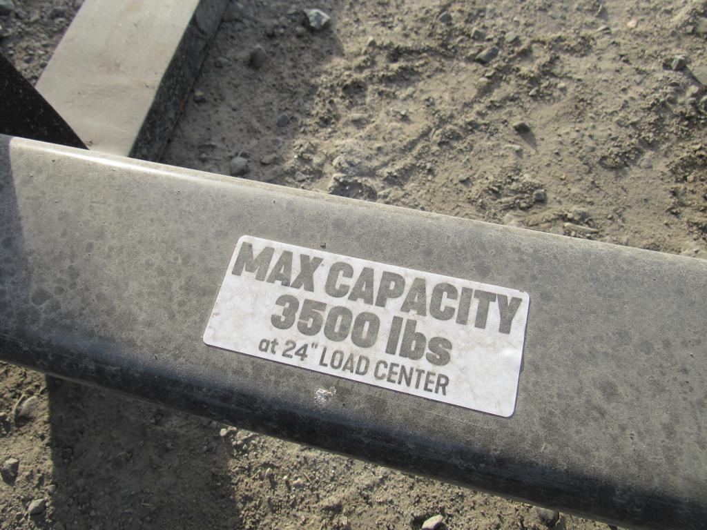 (New) Kivel 48" Pallet Fork Attachemnt,3500 lb Cap