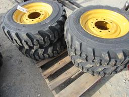 (New) 10-16.5 Tires on Wheels for NH/JD/CAT