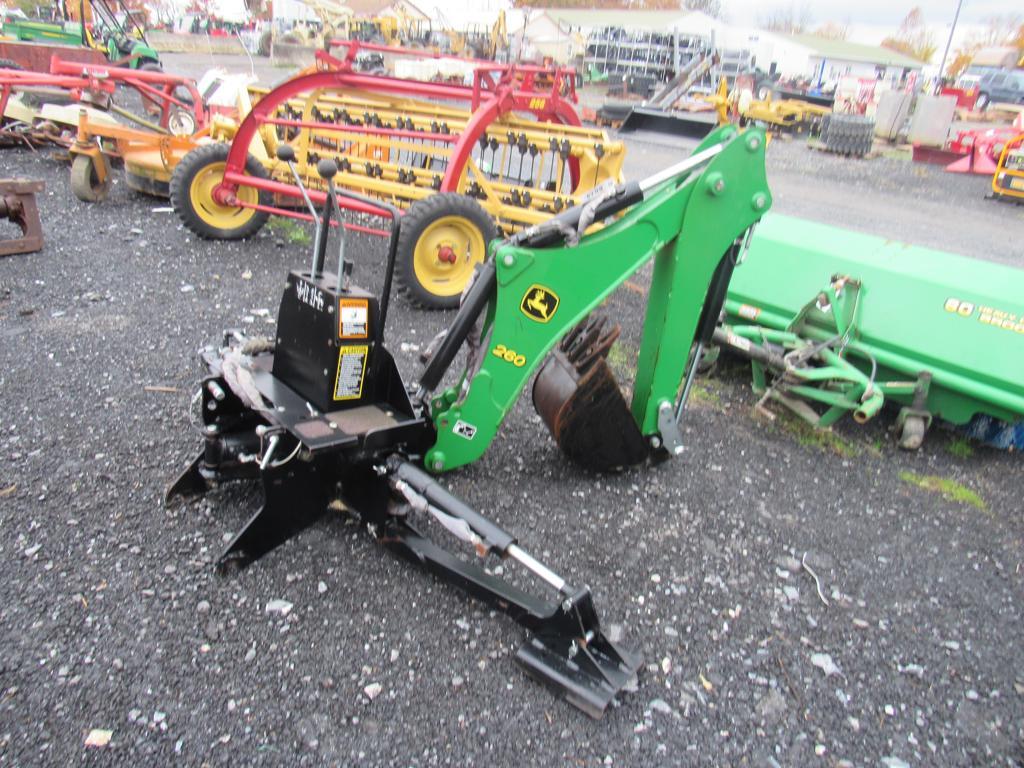 JD 260 Backhoe (mounts to JD 1025R)