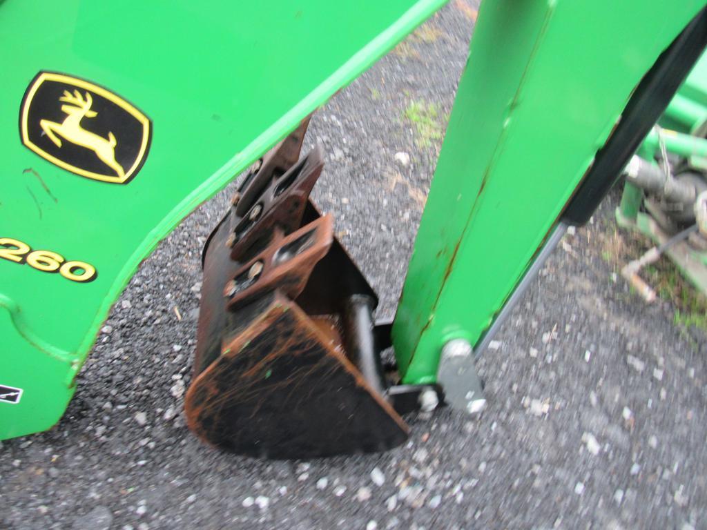 JD 260 Backhoe (mounts to JD 1025R)