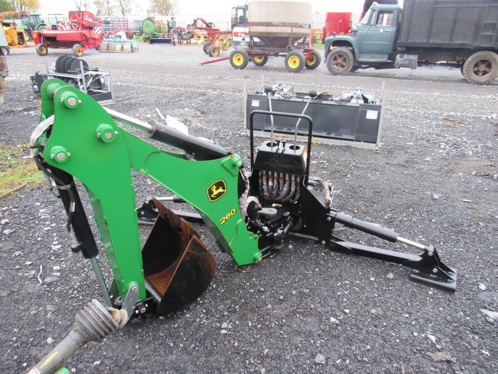 JD 260 Backhoe (mounts to JD 1025R)