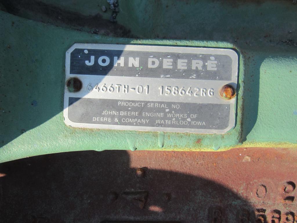 JD 6466T 6 Cyl Dsl Engine