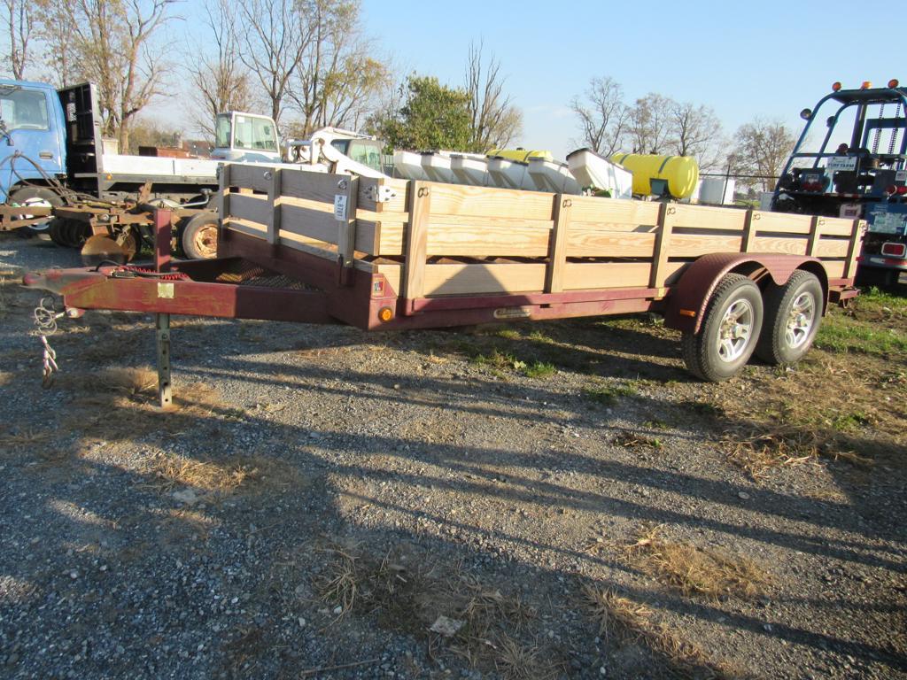 2008 Burkholder Skidloader Trailer w/ Title,