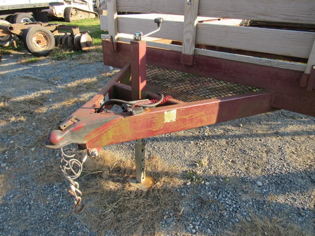 2008 Burkholder Skidloader Trailer w/ Title,