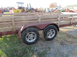 2008 Burkholder Skidloader Trailer w/ Title,