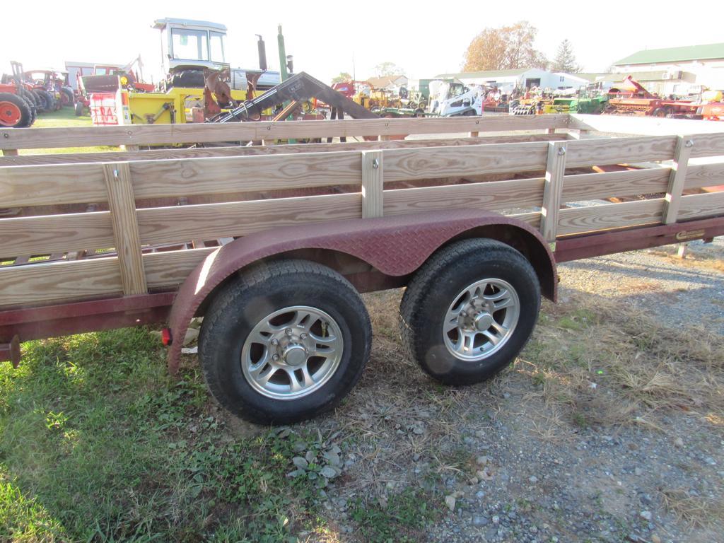2008 Burkholder Skidloader Trailer w/ Title,
