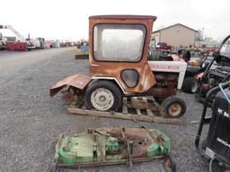 Bolens 1250 Mower w/Cab & Attachment (non-running)