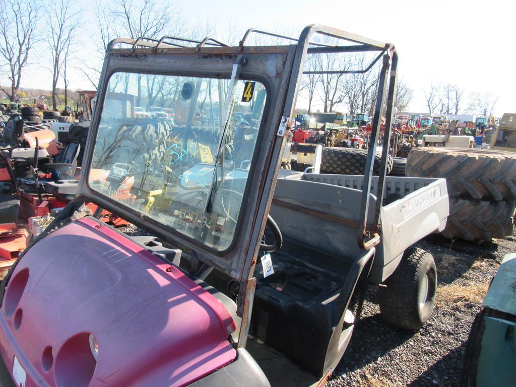 Toro Workman 2100 UTV (non-running, needs clutch)