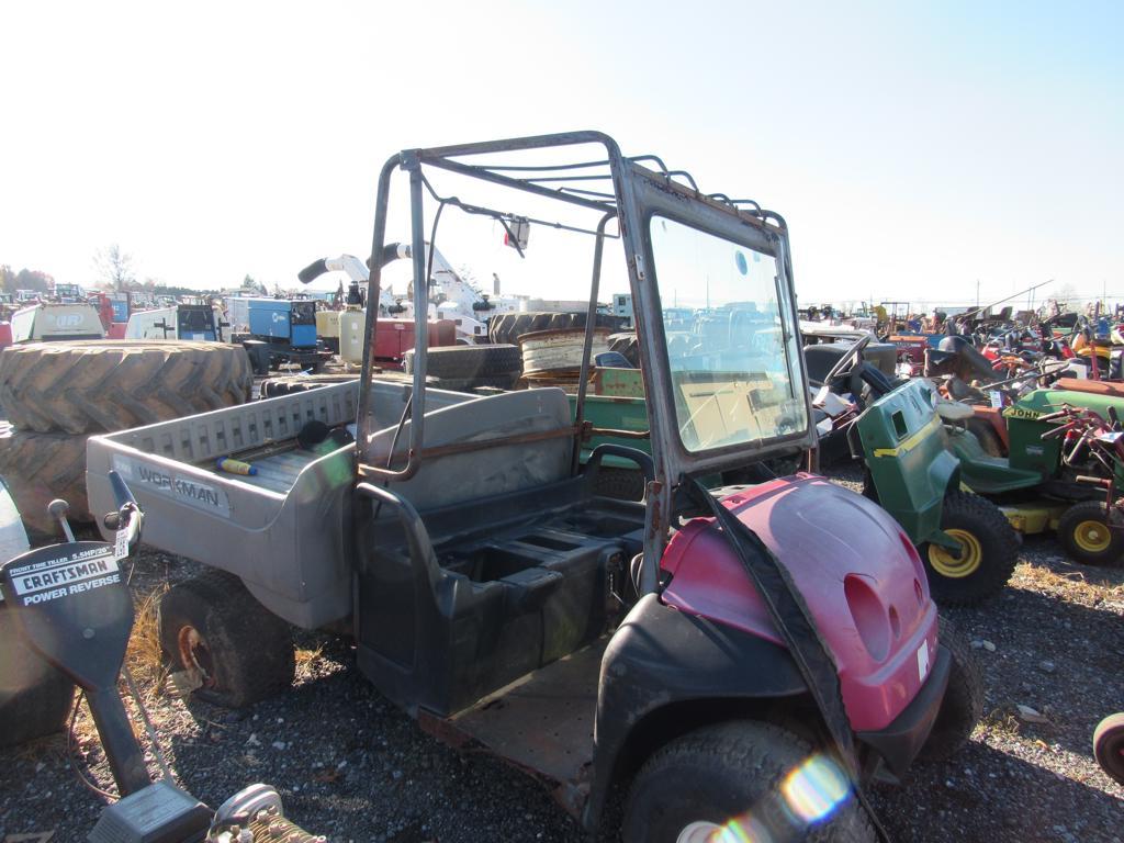 Toro Workman 2100 UTV (non-running, needs clutch)
