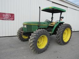 JD 5500 Tractor, 4x4, ROPS, Canopy