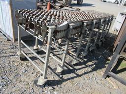 NestaFlex #376 Gravity Roller Conveyor, 24" x 24'