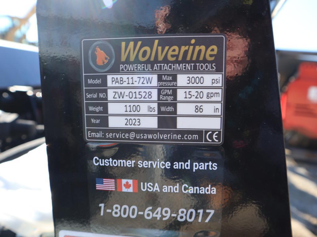 New Wolverine Skid Steer Angle Broom