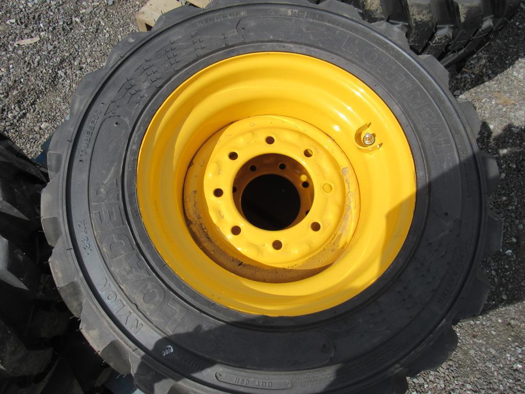 (New)10-16.5 Tires on Wheels for NH/JD/CAT (set 4)