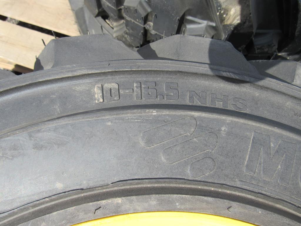 (New)10-16.5 Tires on Wheels for NH/JD/CAT (set 4)