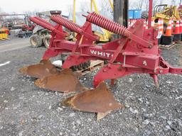 White 3Pt 3B Spring Reset Plow