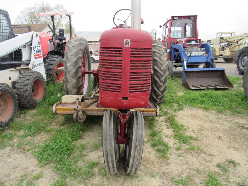 Farmall Super C Tractor w/ Mower Deck, 2WD, Gas